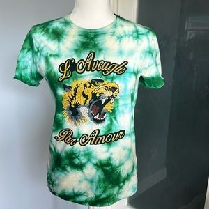 Gucci Kids Tie Dyed Blind For Love T-Shirt